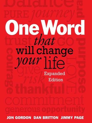 cover image of One Word That Will Change Your Life